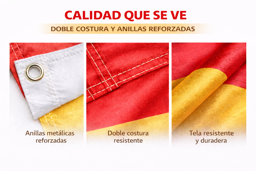 Pack Afición España – Bandera 90x150 cm + Bocina